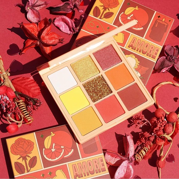 Kara Beauty Amore Eyeshadow Palette Warm Orange tones New - Picture 4 of 5
